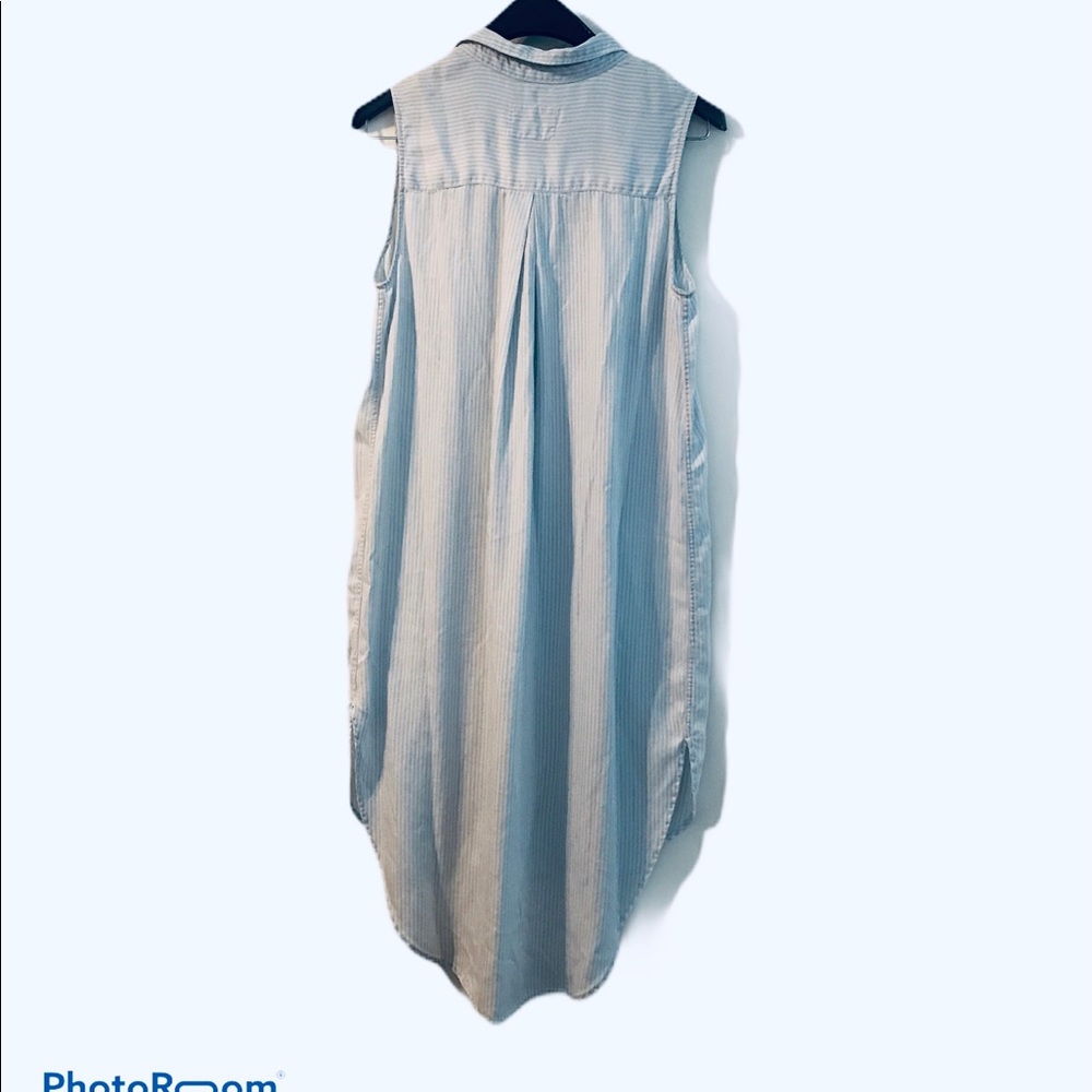 Rails Stripe Midi Dress Size Medium - image 2